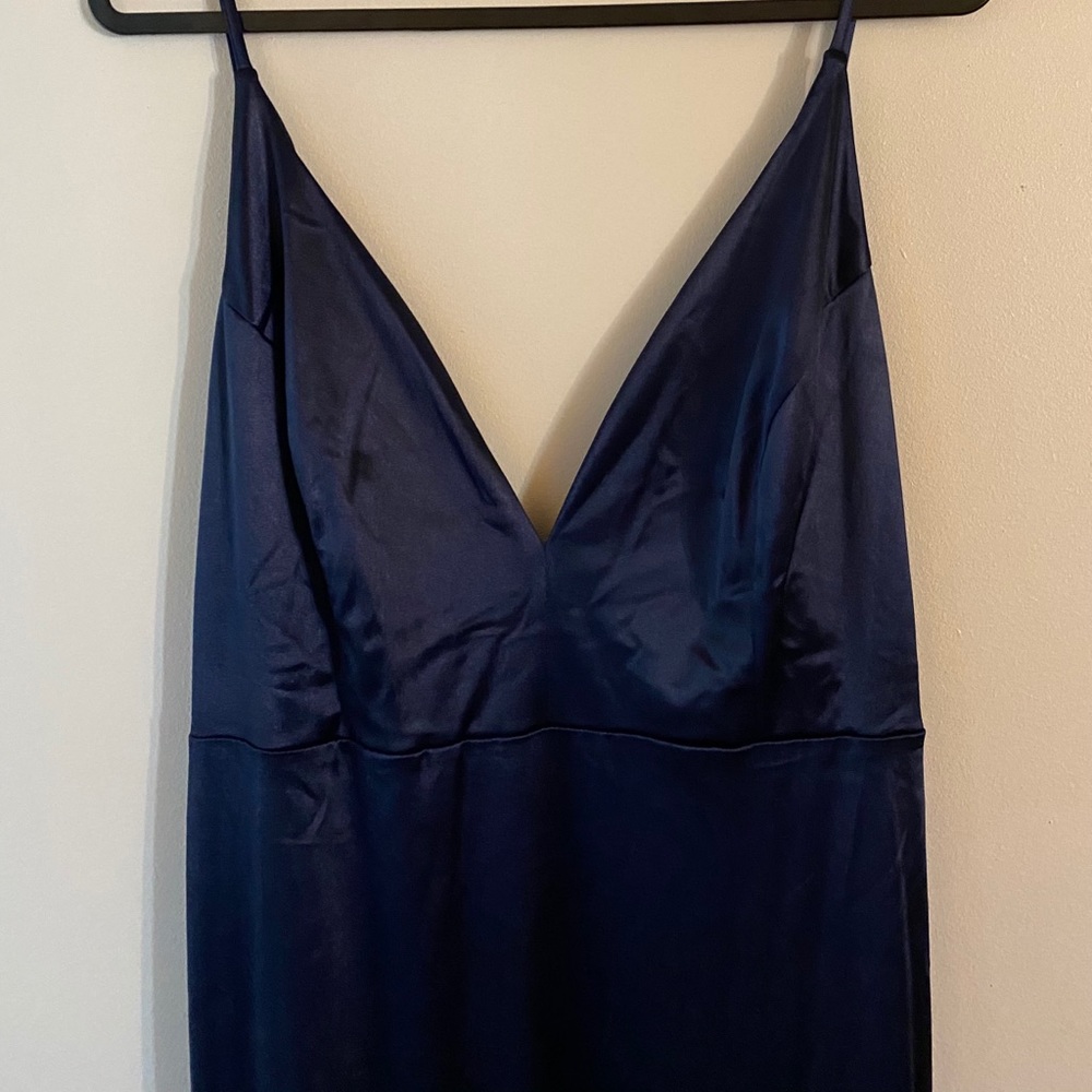 Fashion Nova V-Neck Long Dress